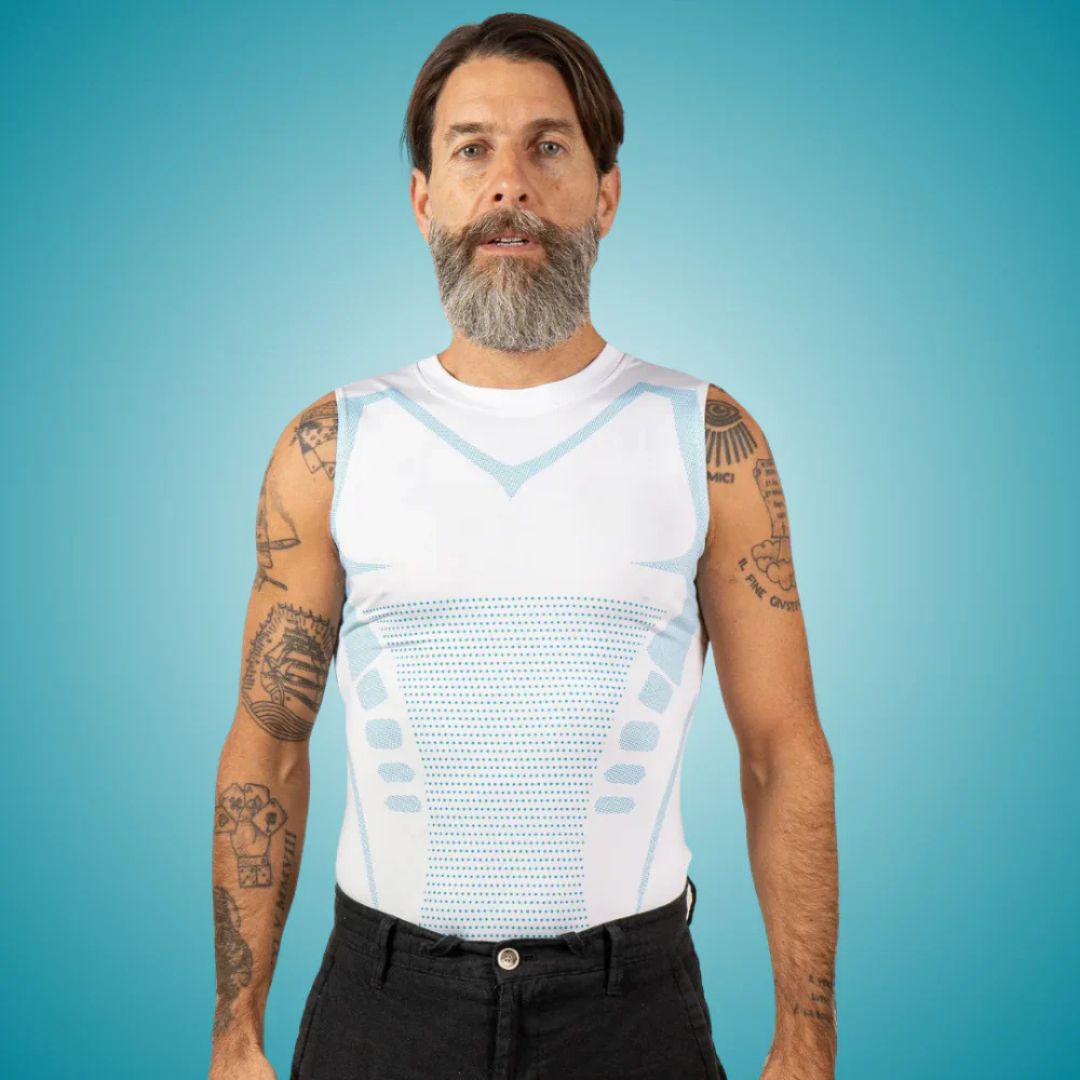 Cosyrae Top Snellente Da Uomo: Modellamento Discreto Per Una Pancia Più Piatta