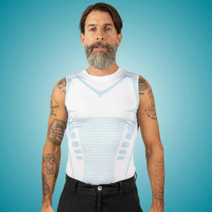 Cosyrae Top Snellente Da Uomo: Modellamento Discreto Per Una Pancia Più Piatta