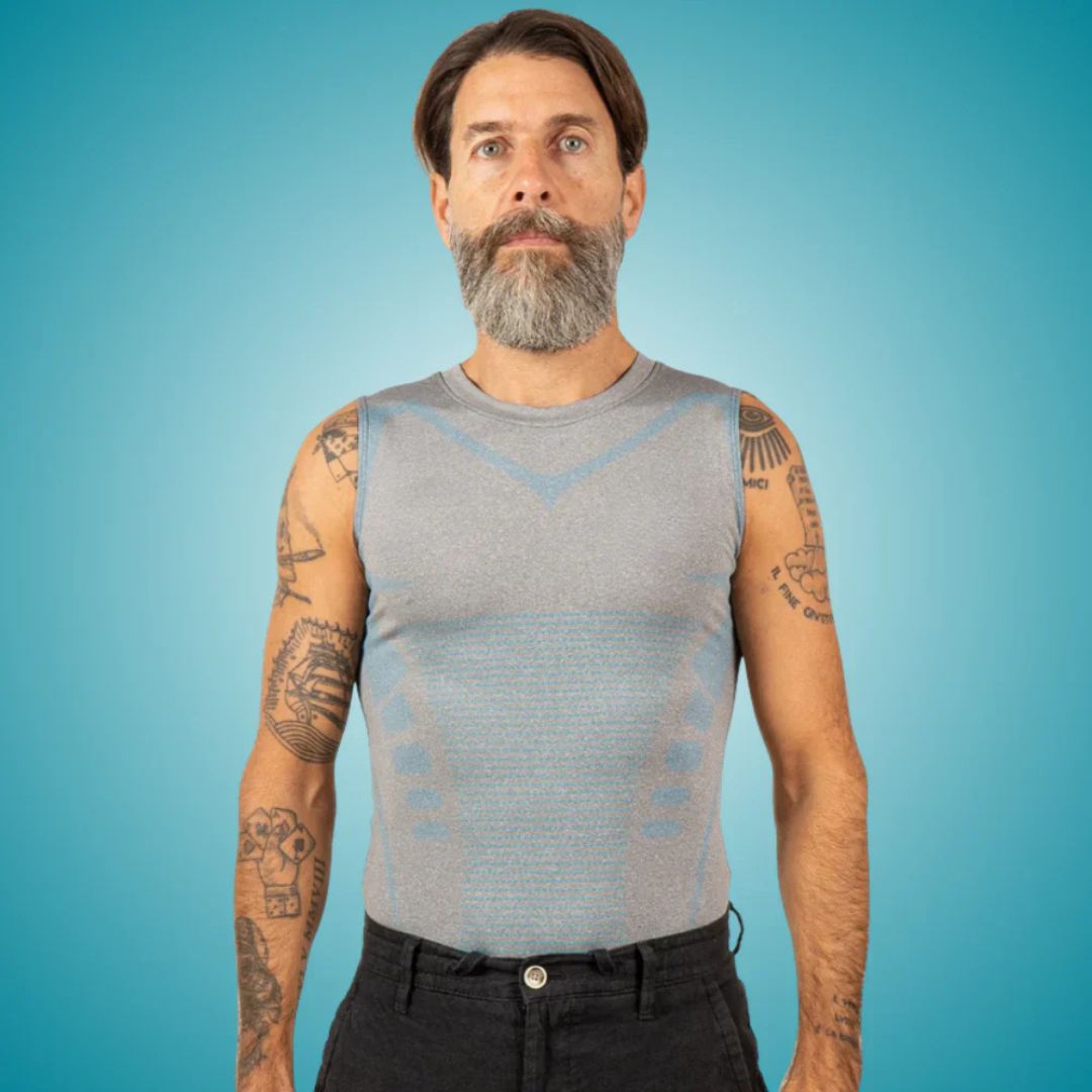 Cosyrae Top Snellente Da Uomo: Modellamento Discreto Per Una Pancia Più Piatta