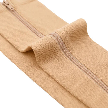 Calze a compressione con cerniera