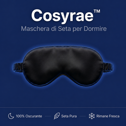 Cosyrae Maschera per dormire in seta