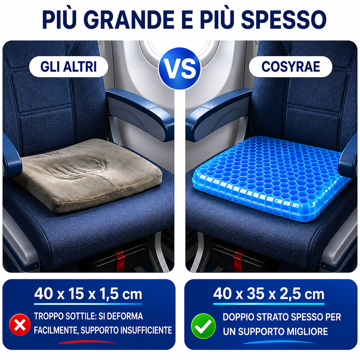 Cuscino in Gel da Viaggio - Cosyrae