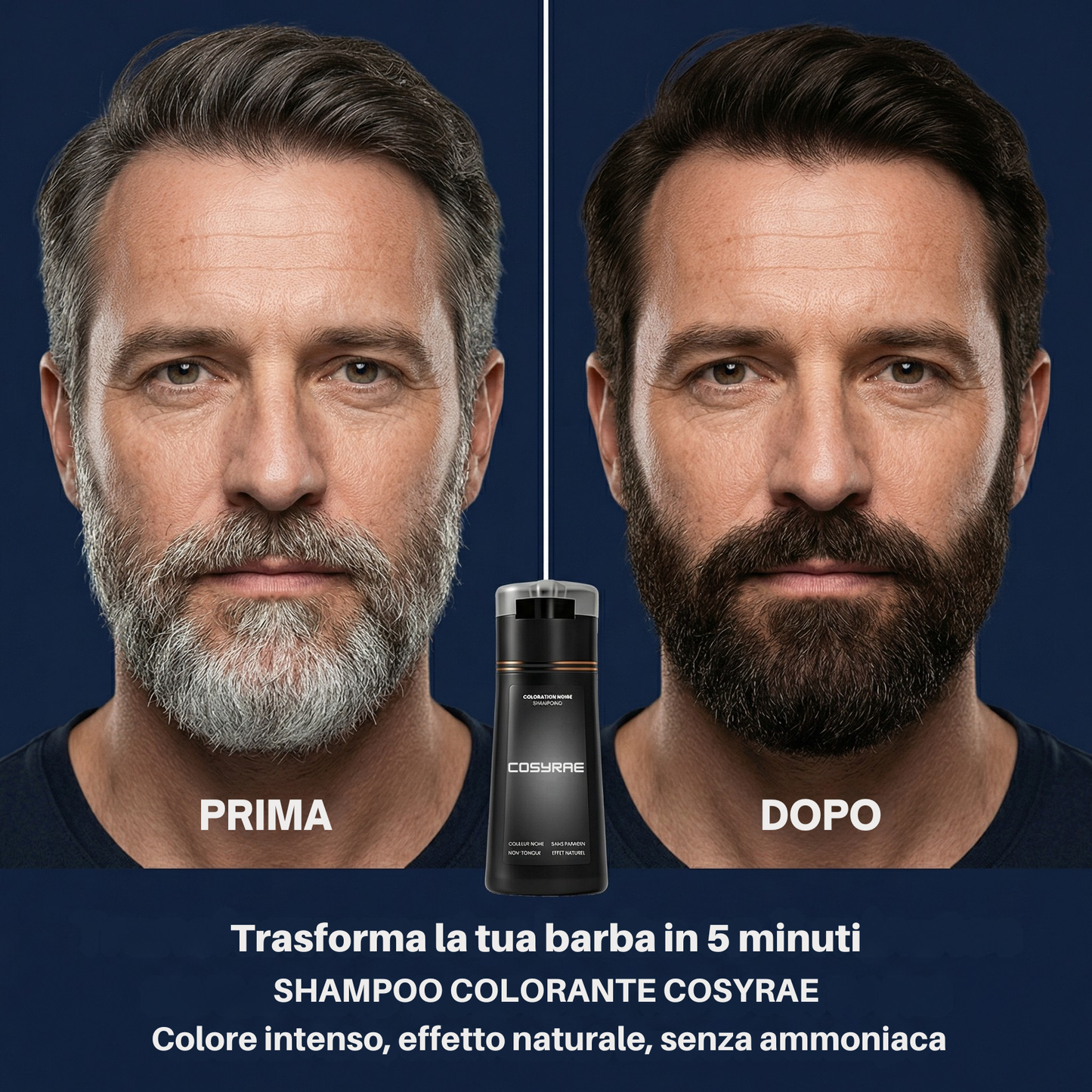 Cosyrae Shampoo Colorante Istantaneo Homme